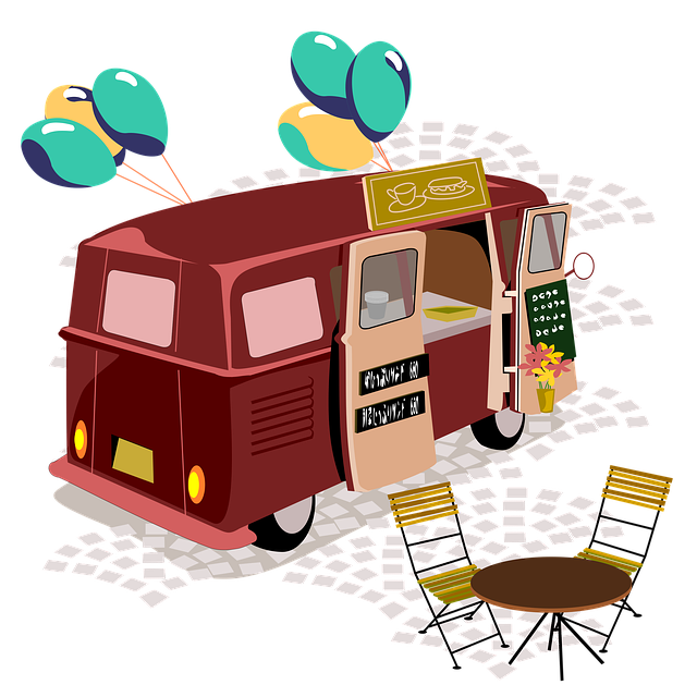 Mobile food stall image by naobim from Pixabay